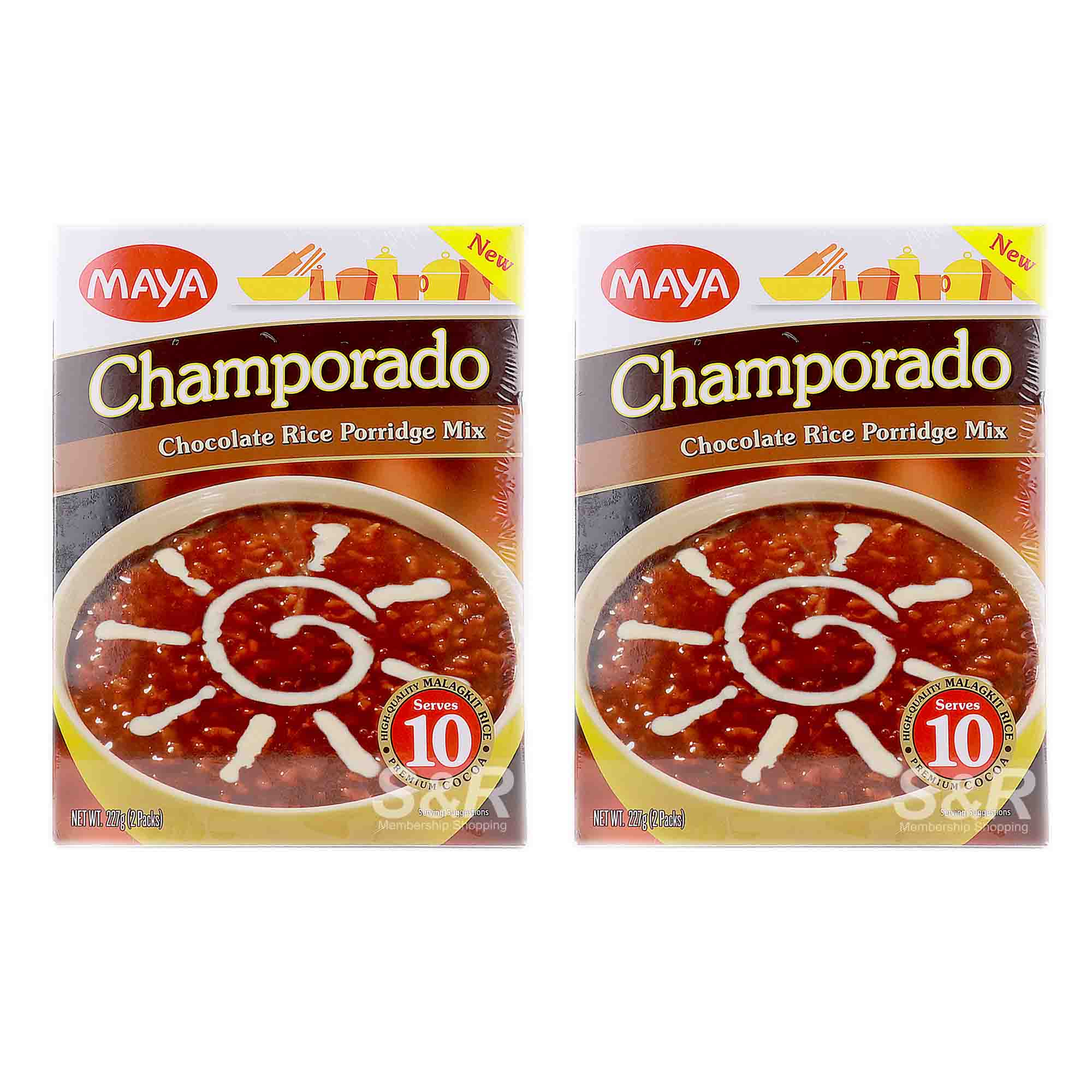 Maya Champorado Chocolate Rice Porridge Mix 2 boxes